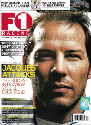 F1 RACING 2006 SEPT - JUAN PABLO, PORSCHE CARRERA GT, ANDRETTI STORY, BUTTON